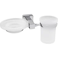 Стакан с мыльницей WasserKraft Lippe K-6526 фото 