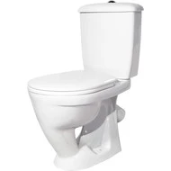 Унитаз-компакт Оскольская керамика Радуга тарельчатый Стандарт с полипропиленовой крышкой 41901130032 фото 