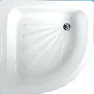 Поддон стальной Loranto Полукруг 80х80 см фото 