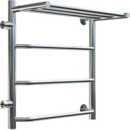 Полотенцесушитель водяной Тругор Браво ПМ1 с полкой и боковым подводом П4 400х600 мм L 00-00019252 фото 