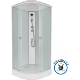 Душевая кабина Niagara Promo 90x90 см P90/13/MT, белый/матовое (безсиликоновая сборка) фото 