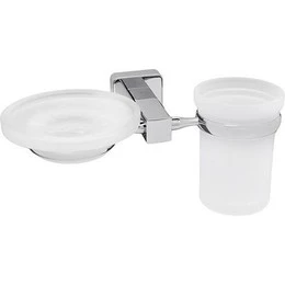 Стакан с мыльницей WasserKraft Lippe K-6526 фото 