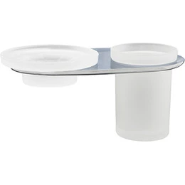 Стакан с мыльницей WasserKraft Kammel K-8326 фото 