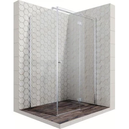 Душевое ограждение Ambassador Diamond 120x80 см 12011107R R, хром/прозрачное фото 