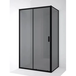 Душевое ограждение Ambassador Forsa 100x100 см 17022216ABB-100ABB, чёрный/тонированное фото 