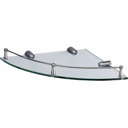 Стеклянная полка угловая WasserKraft K-3122 фото 