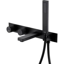 Смеситель для ванны Abber Rund AF8730B, черный матовый, Цвет производителя: чёрный матовый фото 