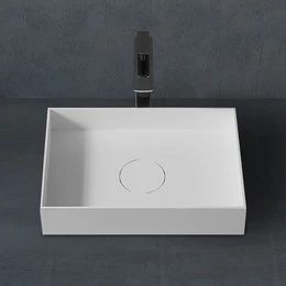 Раковина-чаша Abber Stein 50 см AS2621, белый матовый фото 