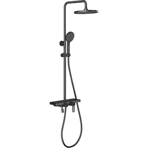 Душевая стойка Gappo G96 G2496-26, графит, Цвет производителя: графит -  Душевая стойка Gappo G96 G2496-26, графит, Цвет производителя: графит фото