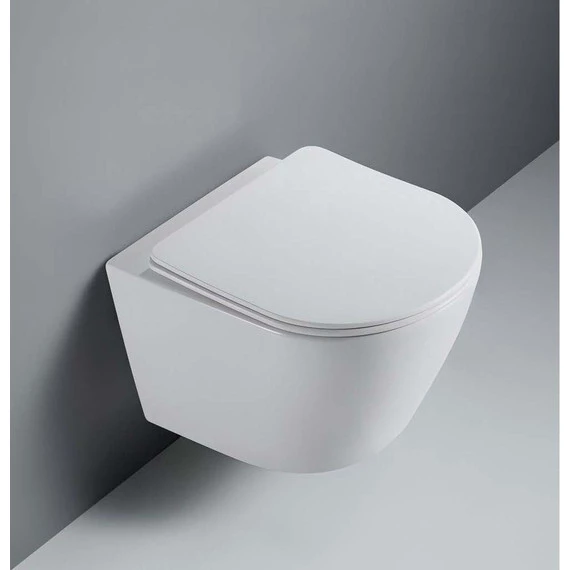 Унитаз подвесной безободковый Aquatek Либерти AQ1999T-00 с крышкой микролифт (система смыва Торнадо) - 3 Унитаз подвесной безободковый Aquatek Либерти AQ1999T-00 с крышкой микролифт (система смыва Торнадо) фото 3