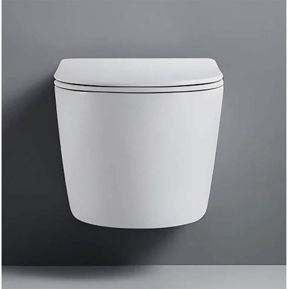 Унитаз подвесной безободковый Aquatek Либерти AQ1999T-00 с крышкой микролифт (система смыва Торнадо) - 4 Унитаз подвесной безободковый Aquatek Либерти AQ1999T-00 с крышкой микролифт (система смыва Торнадо) фото 4