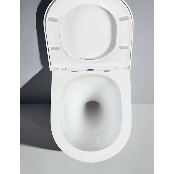 Унитаз подвесной безободковый Aquatek Либерти AQ1999T-00 с крышкой микролифт (система смыва Торнадо) - 5 Унитаз подвесной безободковый Aquatek Либерти AQ1999T-00 с крышкой микролифт (система смыва Торнадо) фото 5