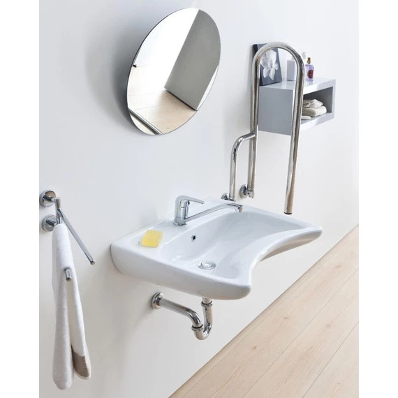 Откидной поручень для раковины и унитаза Creavit TB110 фото 6