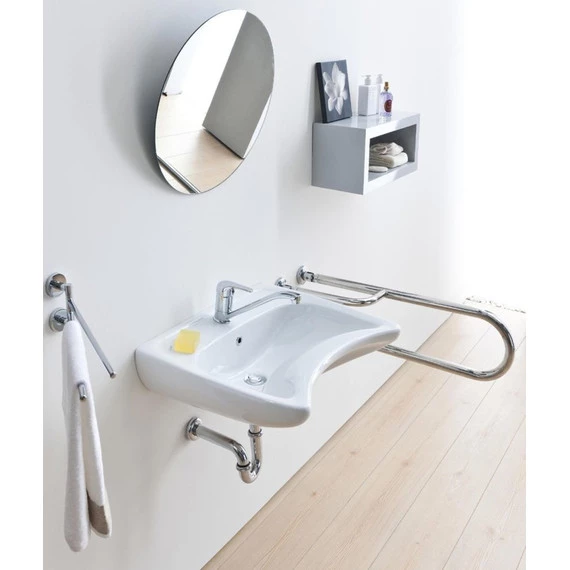 Откидной поручень для раковины и унитаза Creavit TB110 фото 5