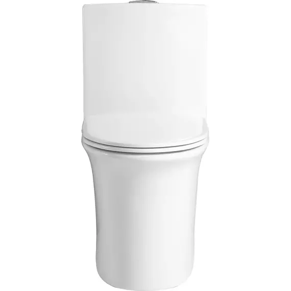 Унитаз-моноблок безободковый Sole Frime с тонкой крышкой микролифт - 3 Унитаз-моноблок безободковый Sole Frime с тонкой крышкой микролифт фото 3