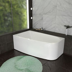 Ванна акриловая Радомир Рона 158x90 см L (в комплекте каркас и сифон), Размер - мм: 1600х900 фото 