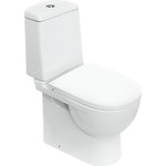 Унитаз-компакт Sanita Luxe Best Luxe WC.CC/Best/2-DM/WHT.G/S1 с крышкой микролифт фото 