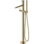 Смеситель для ванны Cezares LEAF-VDP-L-SR, sunrise, Цвет производителя: Sunrise фото 