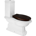 Унитаз-компакт Creo Ceramique Dijon с крышкой деревянной микролифт фото 