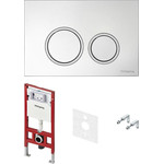 Инсталляция для подвесного унитаза TECEspring S401101 (кнопка хром глянцевый) фото 