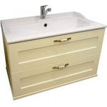 Пенал подвесной Акватон Леон 31 см с корзиной 1A186503LBPR0, дуб бежевый фото 2