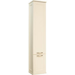 Пенал подвесной Акватон Леон 31 см с корзиной 1A186503LBPR0, дуб бежевый фото 