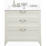 Зеркало Акватон Леон 80 см 1A186402LBPS0, дуб белый фото 2