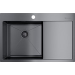 Смеситель для кухни Omoikiri Kanto-PVD-GM 4994013, вороненая сталь/красный фото 4