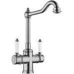 Смеситель для кухни Omoikiri Tottori-SI 4994046, античное серебро фото 