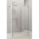 Душевое ограждение Radaway Euphoria Walk-in IV 100х90 см, хром/прозрачное фото 