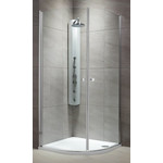Душевое ограждение Radaway EOS PDD 100х100 см, хром/прозрачное фото 