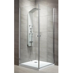 Душевое ограждение Radaway EOS KDD 100х100 см, хром/прозрачное фото 