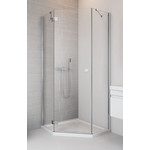 Душевое ограждение Radaway Essenza New PTJ 90х90 см L/R, хром/прозрачное фото 