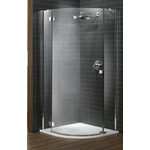 Душевое ограждение Radaway Almatea PDJ L 90х90 см, хром/тонированное фото 