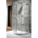 Душевое ограждение Radaway Almatea P 90х90 см, хром/прозрачное фото 