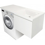 Тумба подвесная с раковиной-столешницей Эстет Dallas Luxe 140 см R, 1 ящик ФР-00002927 фото 