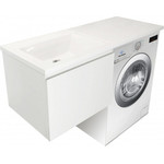 Тумба подвесная с раковиной-столешницей Эстет Dallas Luxe 115 см L, 1 ящик ФР-00002304 фото 