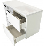 Тумба подвесная с раковиной-столешницей Эстет Dallas Luxe 140 см R, 2 ящика ФР-00002924 фото 