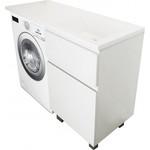 Тумба напольная с раковиной-столешницей Эстет Dallas Luxe 110 см R, 2 ящика ФР-00001966 фото 