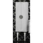 Тумба напольная с раковиной Smile Ибица 90 см, 2 ящика, белый/золото фото 3