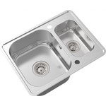 Кухонная мойка Oulin OL-0304 1 мм, нержавеющая сталь фото 