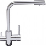 Смеситель для кухни Oulin OL-8073, сатин фото 