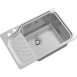 Кухонная мойка Oulin OL-327R 1 мм, нержавеющая сталь фото 