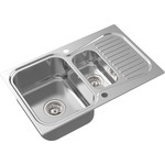 Кухонная мойка Oulin OL-359S 1 мм, нержавеющая сталь фото 