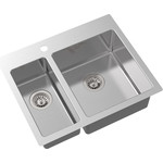 Кухонная мойка Oulin OL-FTR202R 1,2 мм, нержавеющая сталь фото 