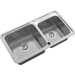 Кухонная мойка Oulin OL-H9903 0,8 мм, нержавеющая сталь фото 