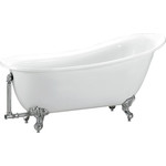 Ванна отдельностоящая BelBagno BB06-1700 170х76 см, Размер - мм: 1700x800 фото 