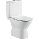 Унитаз-компакт безободковый Sole Omega с крышкой микролифт фото 