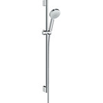 Душевой гарнитур Hansgrohe Crometta 100 Vario 26657400 со штангой 90 см, белый/хром фото 