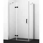 Душевое ограждение WasserKraft Aller 120х80 см L 10H06LBLACK, чёрный/прозрачное фото 